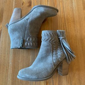 Jessica Simpson Chassie Tan Booties Sz 7.5